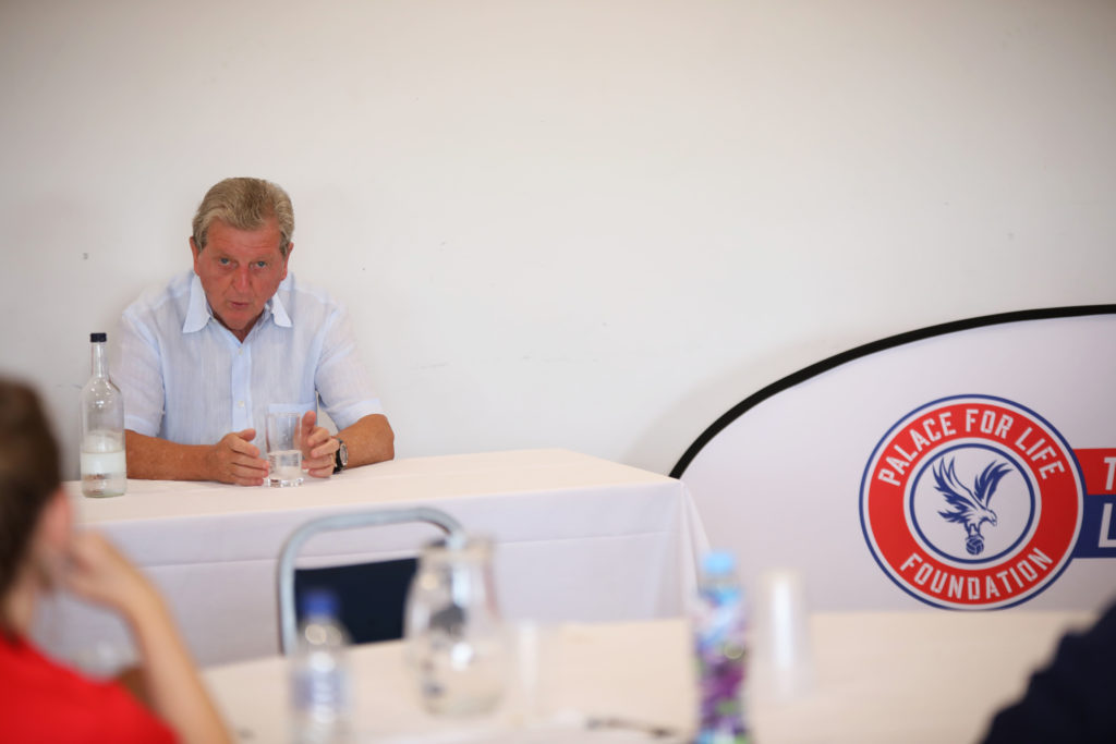 Roy Hodgson speak to Foundation coaches